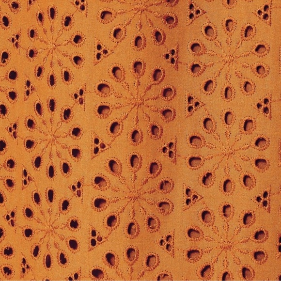 NWT Lilly Pulitzer Lolina Midi Set in Toffee Neon Sunburst Eyelet - Picture 7 of 8